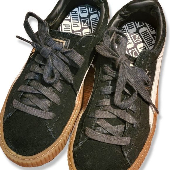 Black Puma Shoes Women's Size 7 | Black Pumas Size 7 - Picture 3 of 3